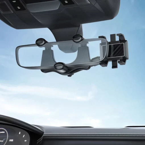 Rear View Mirror Phone Mount