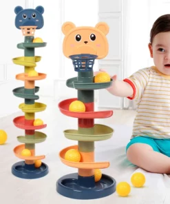 Rolling Ball Pile Tower Toy