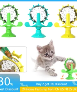 Rotating Windmill Pet Toy