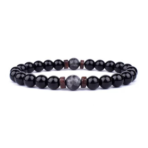 Volcanic Stone Bracelet for Buddhist Gift