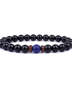 Volcanic Stone Bracelet for Buddhist Gift