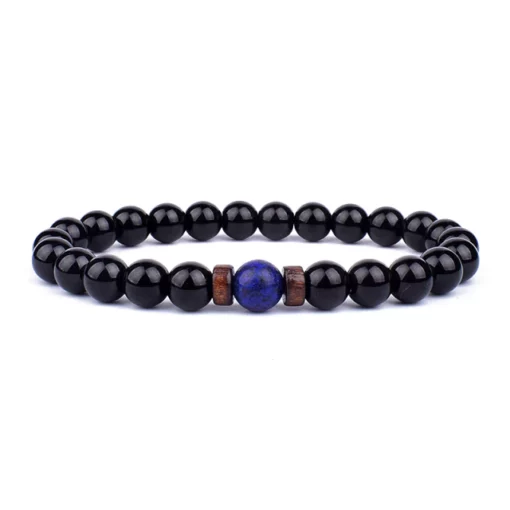 Volcanic Stone Bracelet for Buddhist Gift