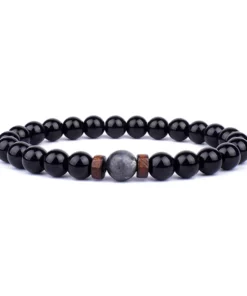 Volcanic Stone Bracelet for Buddhist Gift