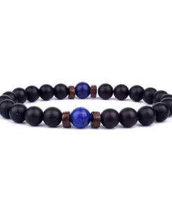 Volcanic Stone Bracelet for Buddhist Gift