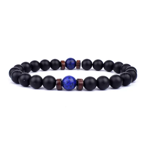 Volcanic Stone Bracelet for Buddhist Gift