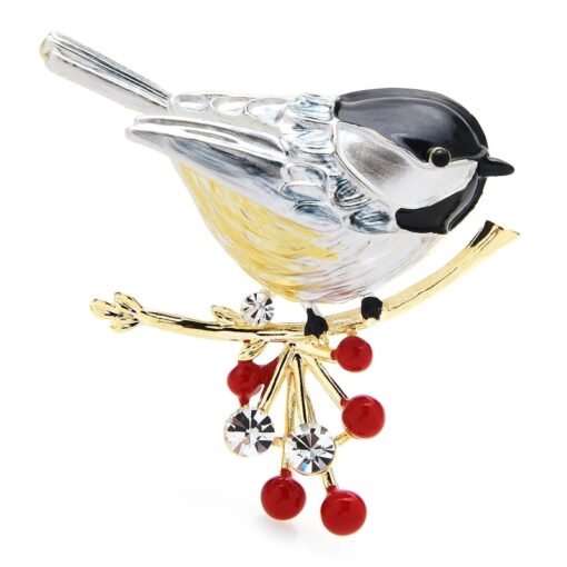 Multicolor Bird Brooch Pins