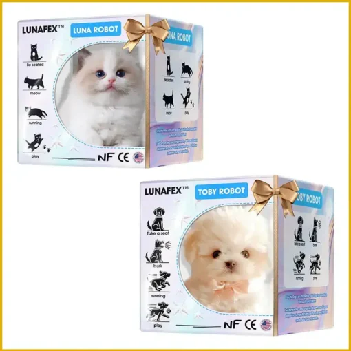 【LunaFex® Official Store】LUNA the Robot Cat 😺& TOBY the Robot Dog🐶 – Perfect Pet Duo for Kids & Family – Last Day for Sale!